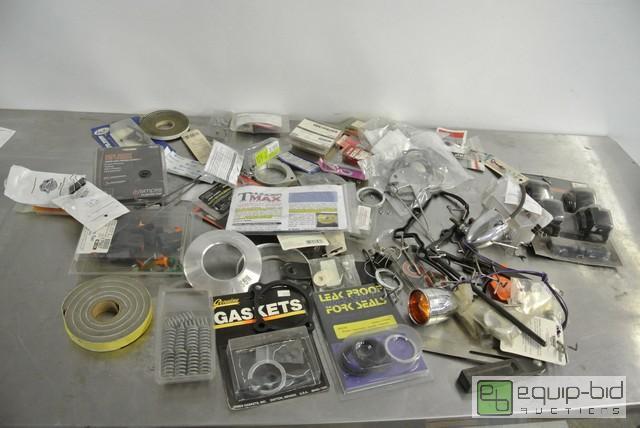 lot 241 image: Large Lot of Misc. Motorcycle Parts See Photo...
