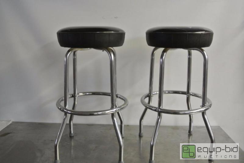 lot 276 image: Pair of Drag Specialties Shop Stools   Great ...