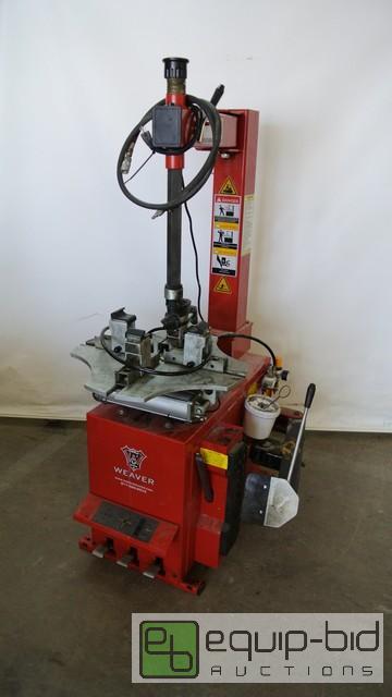 lot 64 image: Weaver Semi Automatic Motorcycle Tire Changer...