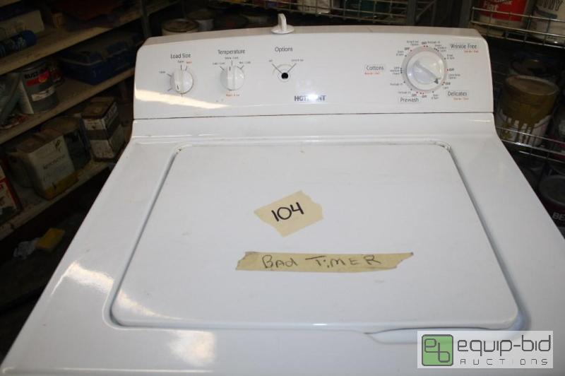 lot 004 image: Hotpoint Washer that needs a Timer Model #VW...