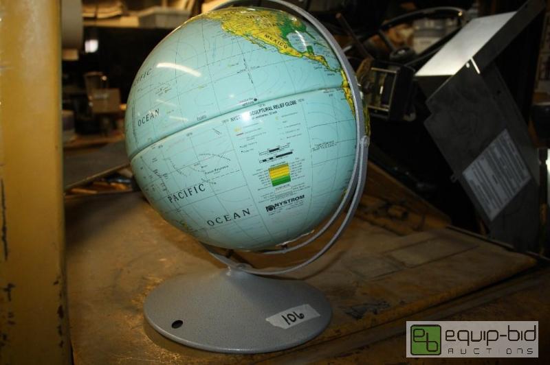 lot 106 image: Nystrom Earth Globe...