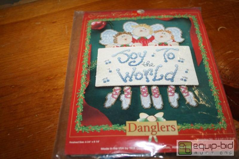 lot 126 image: Box of 8 pieces Cross Stitch...