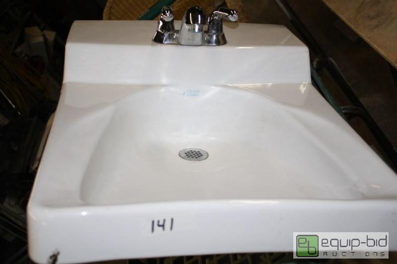 lot 141 image: Crane Commercial Sink Wall Mount...