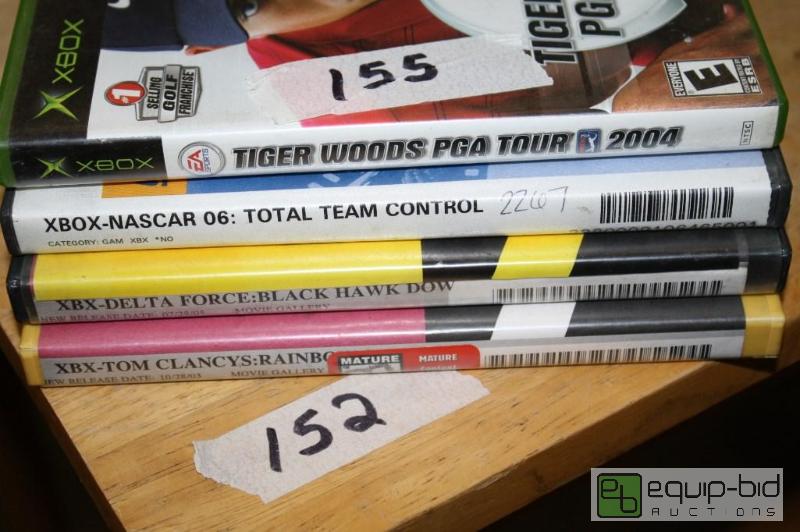 lot 155 image: Lot of 4 XBOX games...