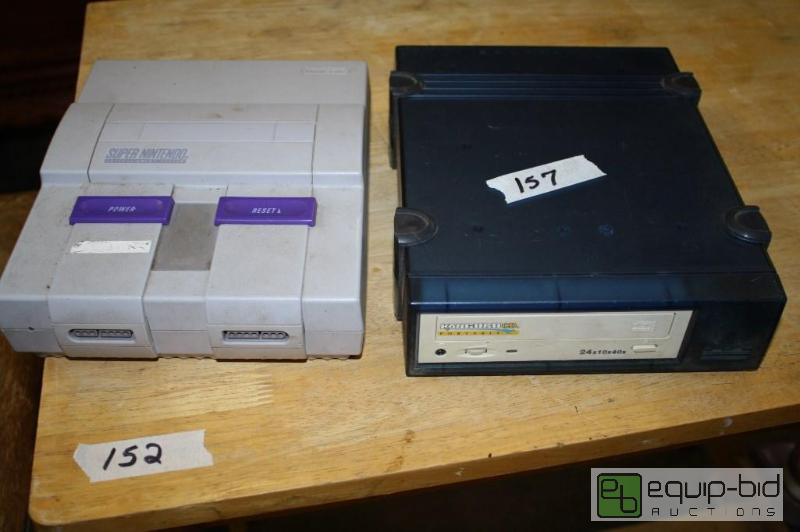 lot 157 image: Super Nintendo &amp Portable Kanguru CD Burn...
