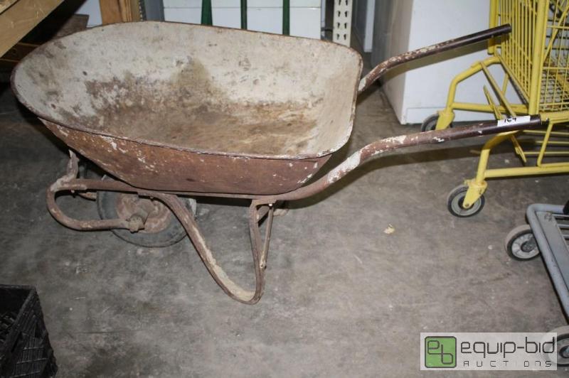 lot 169 image: Metal wheel barrow...