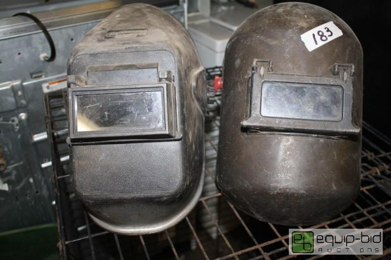 lot 183 image: Lot of 2 Welding Helmets...