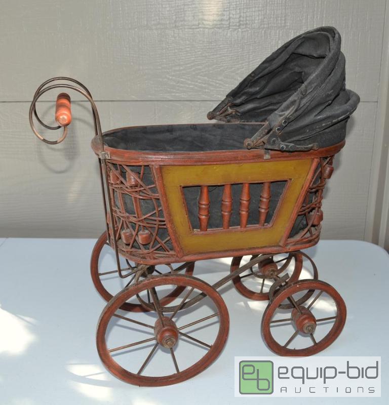 lot 5001 image: Antique Doll Carriage  This is from the early...