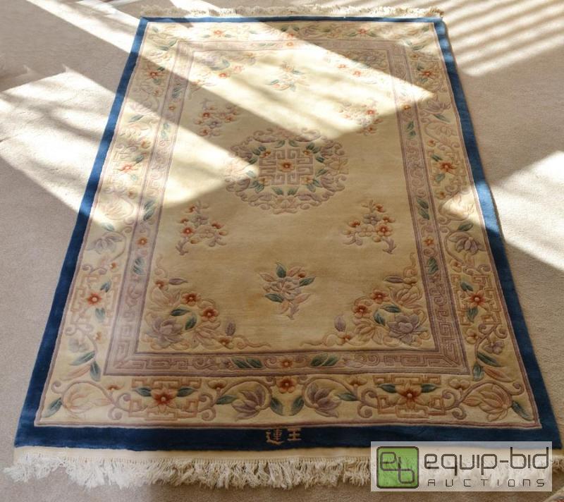 lot 5053 image: 2 Asian Rugs  Rectangular Rug - 9 x 6 3&quo...