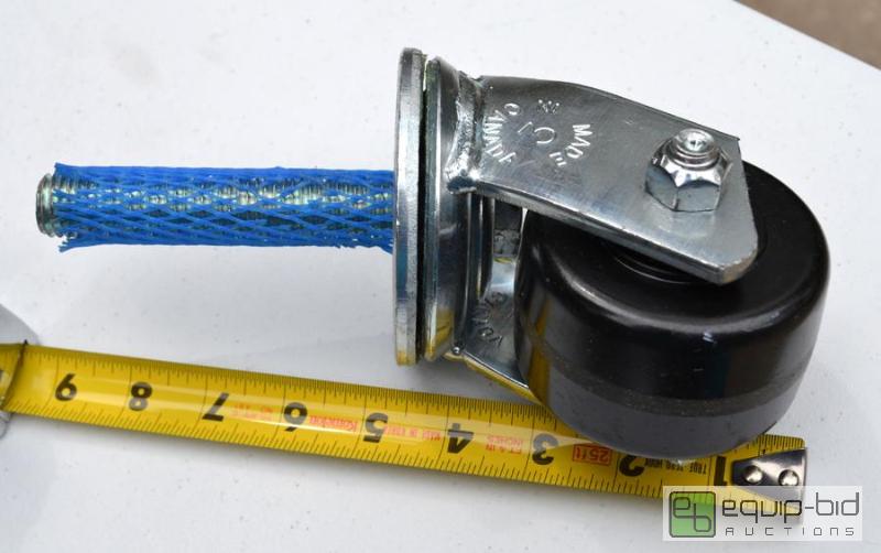 lot 5063 image: 1 large swivel caster - retails for $65 - $11...