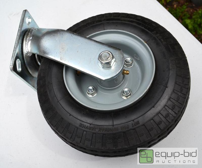 lot 5064 image: 1 large swivel caster - retails for $45 - $85...