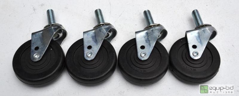 lot 5077 image: Set of 4 Wagner swivel casters...
