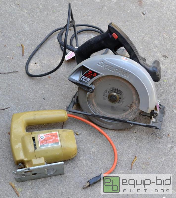 lot 5086 image: 1 - 7.25&quot Circular Skilsaw and 1 - Black...
