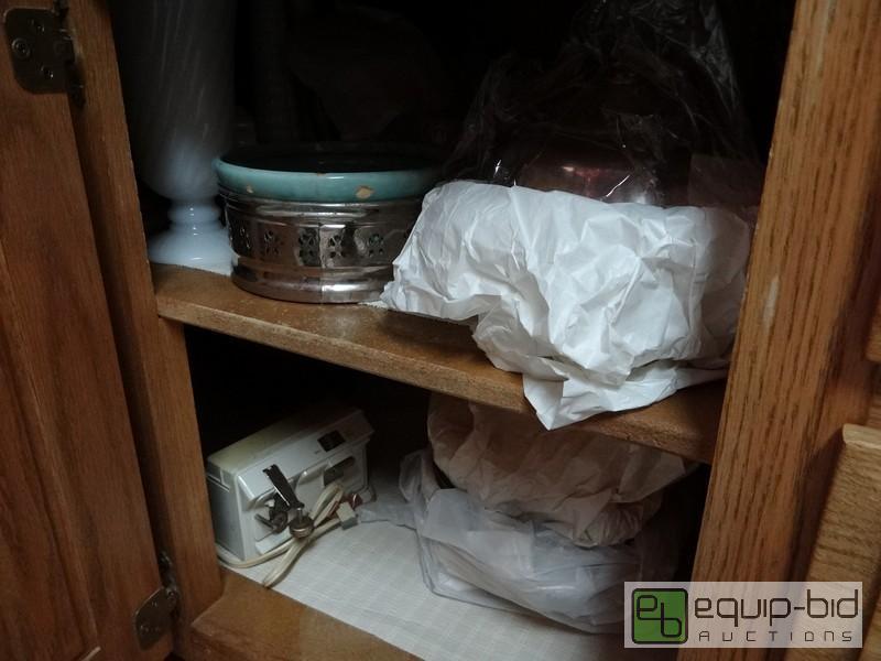 lot 2027 image: Large Cabinet Of Misc Kitchen Items  See Pict...