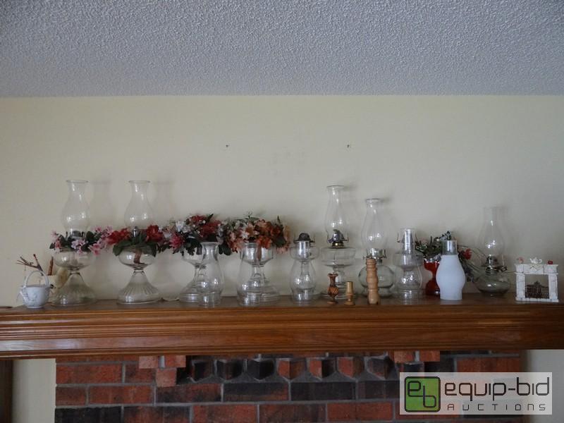 lot 2060 image: Large Lot Of Antique Kerosene  From Grandpare...