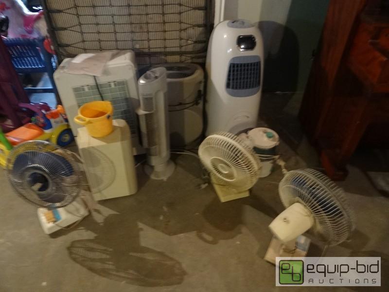 lot 2089 image: Large Lot Of Fans And Dehumidiers...