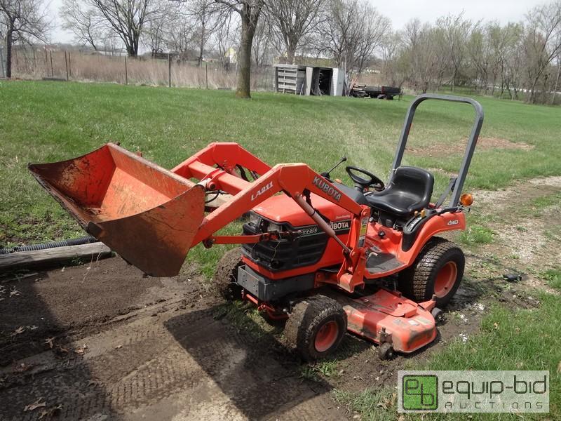 Kubota BX2200 Diesel Tractor With Front End L... Belton Estate