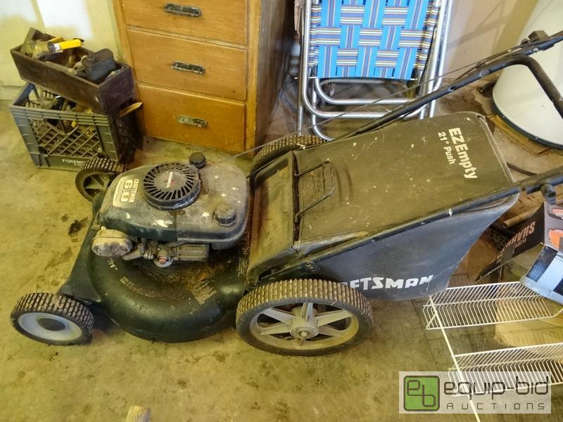 lot 2120 image: Craftsman 6Hp 21Inch Mower  Appears To Be In ...