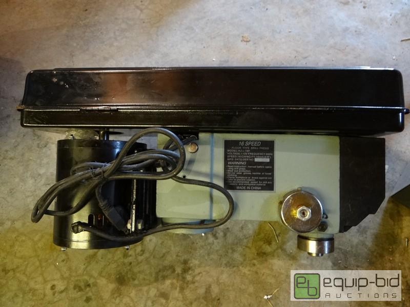 lot 2123 image: New 16 Speed Drill Press Never Assembled  120...