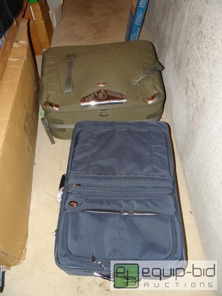 lot 2132 image: (2) Large Pieces Of Luggage  Full Of Christma...