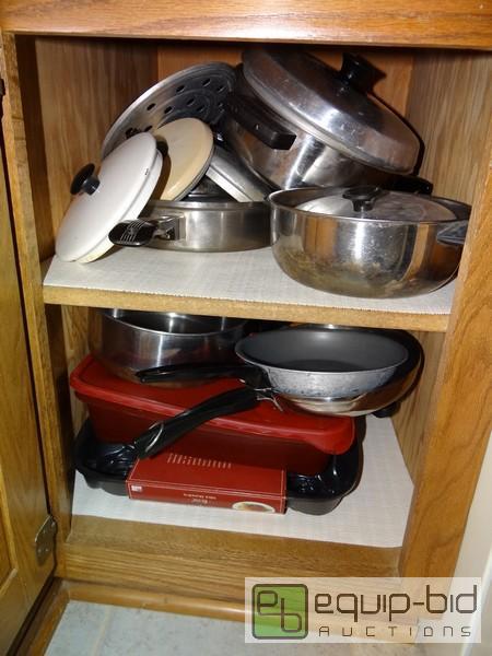 lot 2135 image: Cabinet Of Ladles Spoons And Cookware...