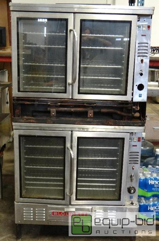 lot 2001 image: Blodgett Double Stacked Natural Gas Convecton...