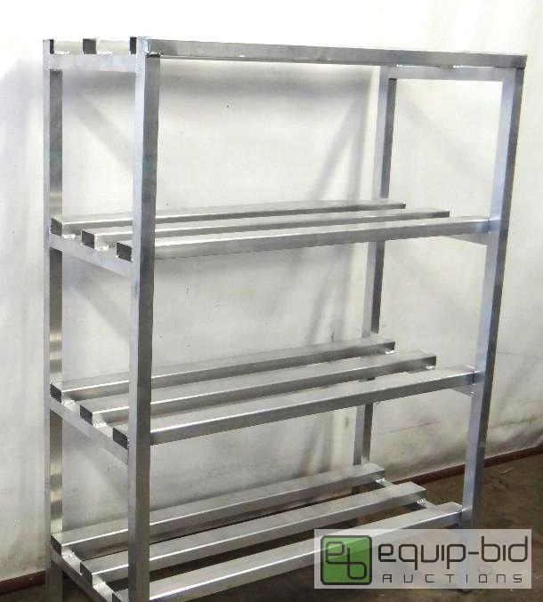 lot 2007 image: Four Tier Heavey Dudy All Aluminum Shelf  48x...