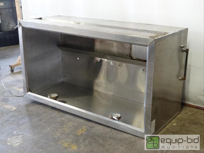 lot 2019 image: Stainless Steel 72in Hood with Wired Lighting...