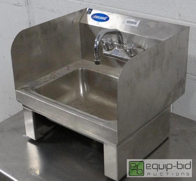 lot 2080 image: Stainless Steel Dropin Hand Sink17x15...