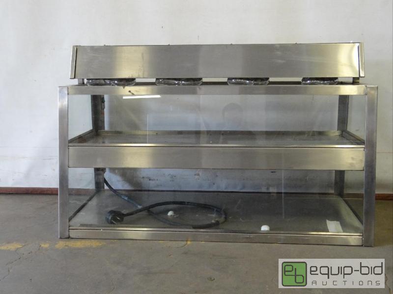 lot 2102 image: Stainless Steel Food Warmer  120V Front Botto...