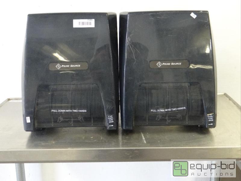 lot 2104 image: Pair of Prime Source Paper Towel Dispensers...