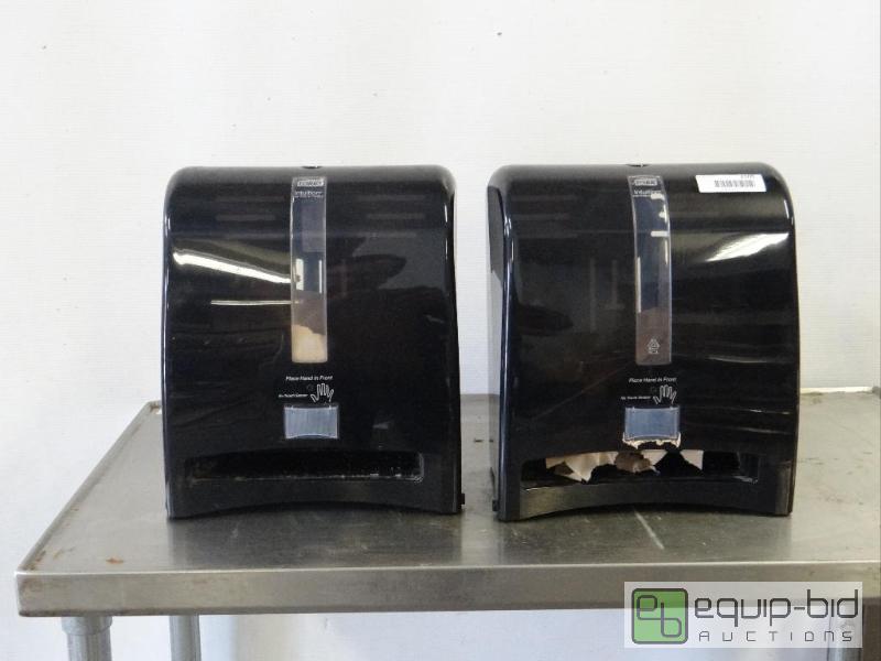 lot 2105 image: Pair of Tork&nbspNo Touch Sensor Paper towel...