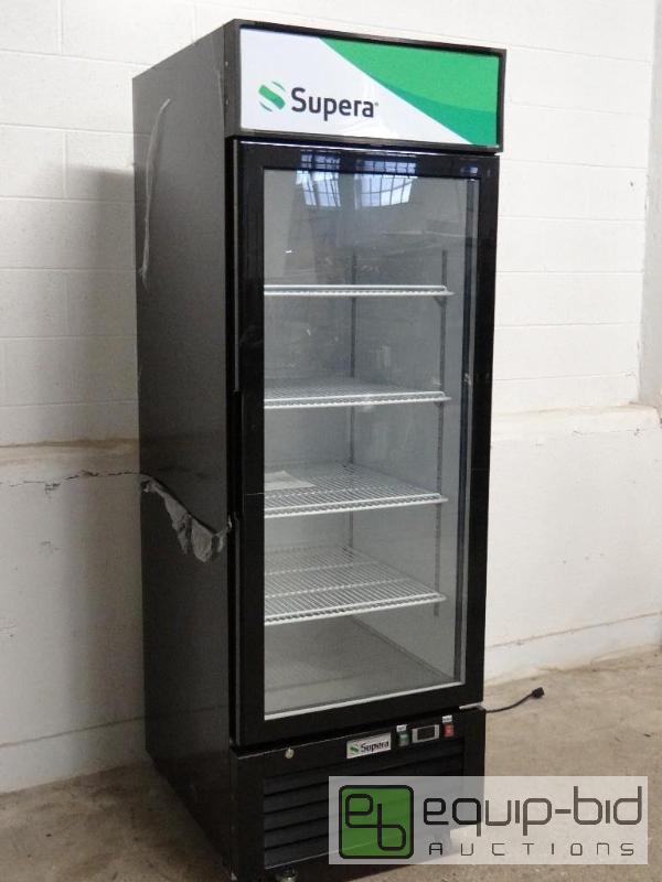 lot 2124 image: Supera&nbspSingle Glass Door Merchandising&n...
