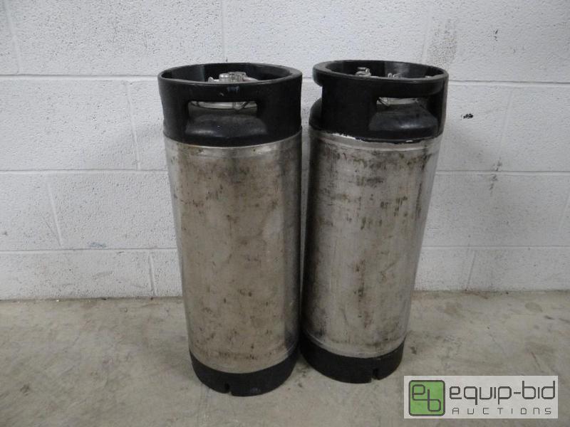 lot 2138 image: (2) Old Style Syrup Containers...