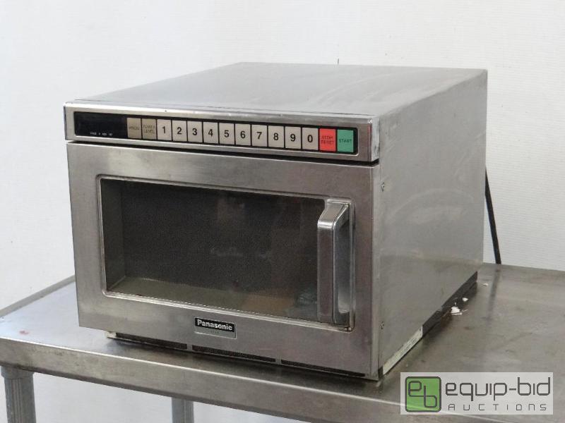 lot 2159 image: Panasonic Commercial Microwave  Model NE-1757...