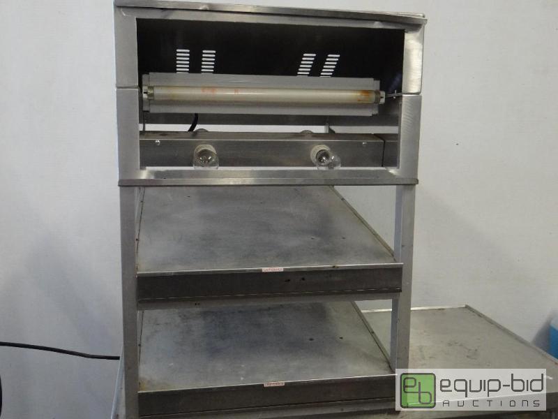 lot 2164 image: Merco Pass Threw Food Warmer with Back Lit Si...