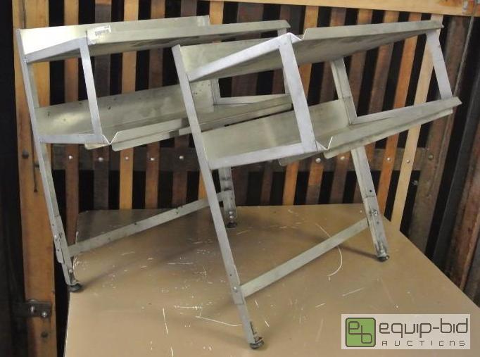 lot 2506 image: Two Stainless Steel Wall Mount or Countertop ...