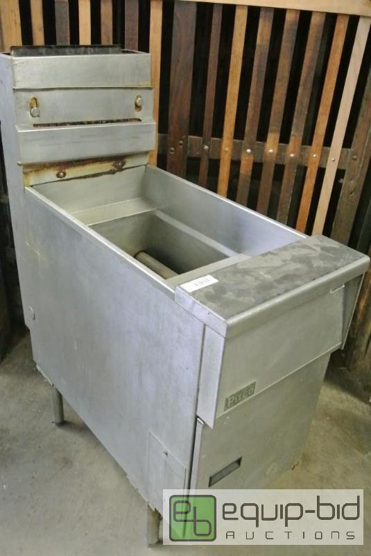 lot 2521 image: Pitco Natural Gas 40lbs Fryer...