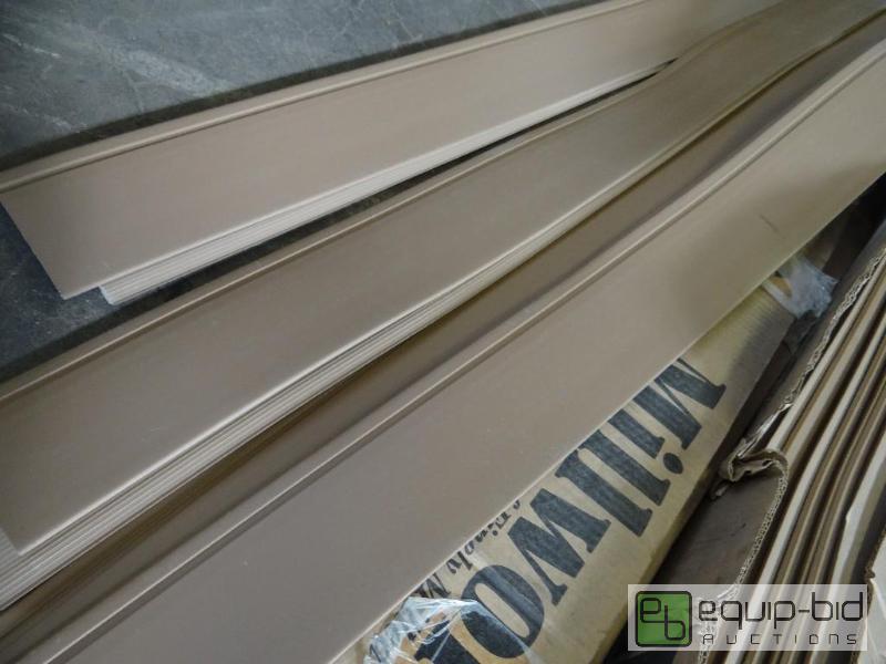 lot 2602 image: (22) Joshonite Sandalwood 96x4 Rubber Baseboa...