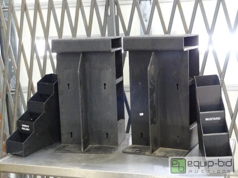 lot 2610 image: Lot of (4) Merchandising Shelves...