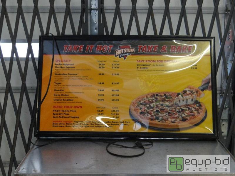 lot 2619 image: Lighted Menu Board  40x24...