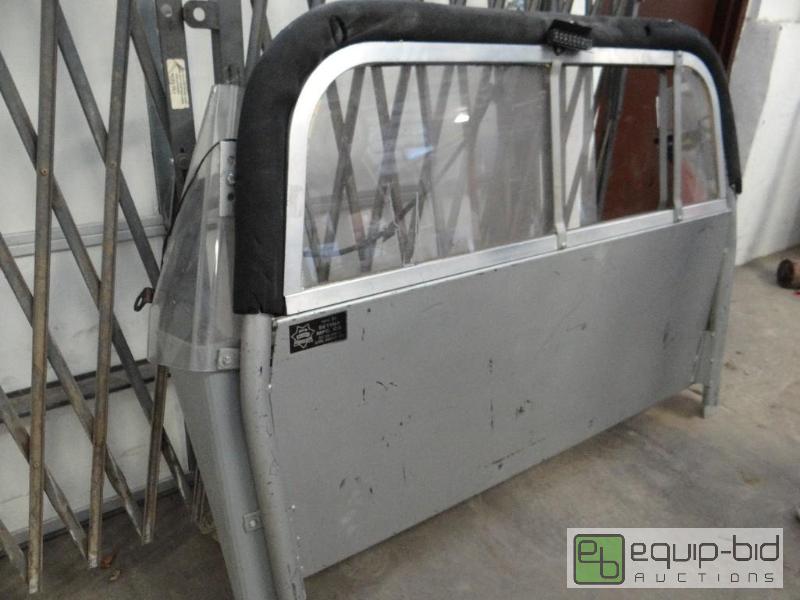 lot 2630 image: Setina Steel and Plexiglass Back Seat Divider...