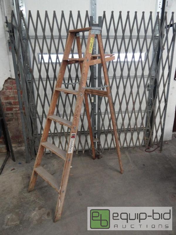 lot 2646 image: Six Foot Wooden Ladder...