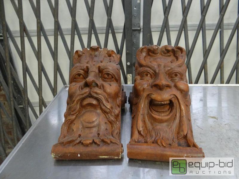 lot 2647 image: Very Cool Looking Wall Mounted Shelf Holders...