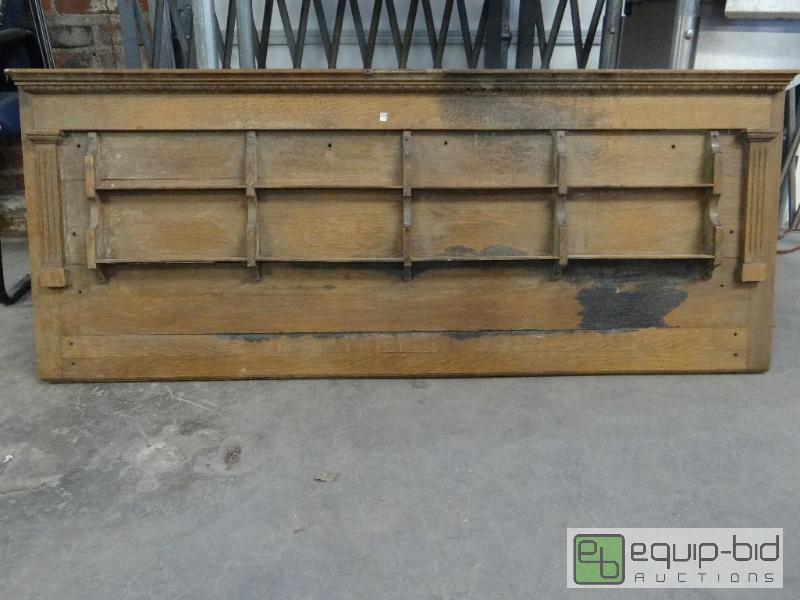 lot 2648 image: Antique Cool Looking Wall Mounted Headboard...