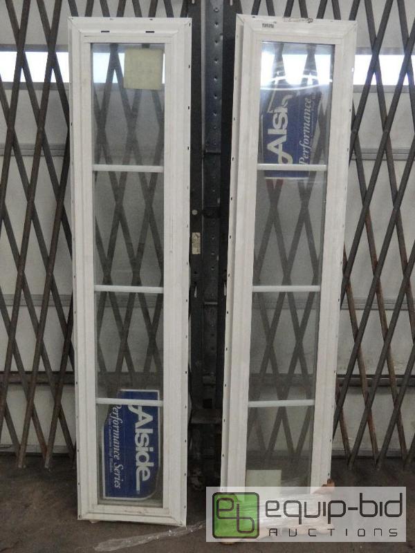 lot 2656 image: Lot of Two Alside Windows  9x57...