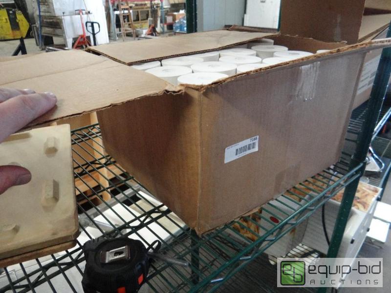 lot 7166 image: Box of Receipt Rolls&nbsp  4.5in Wide Rolls...