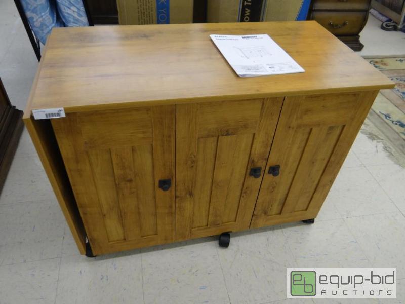 lot 100 image: New sewing center.  This is a new sewing tabl...