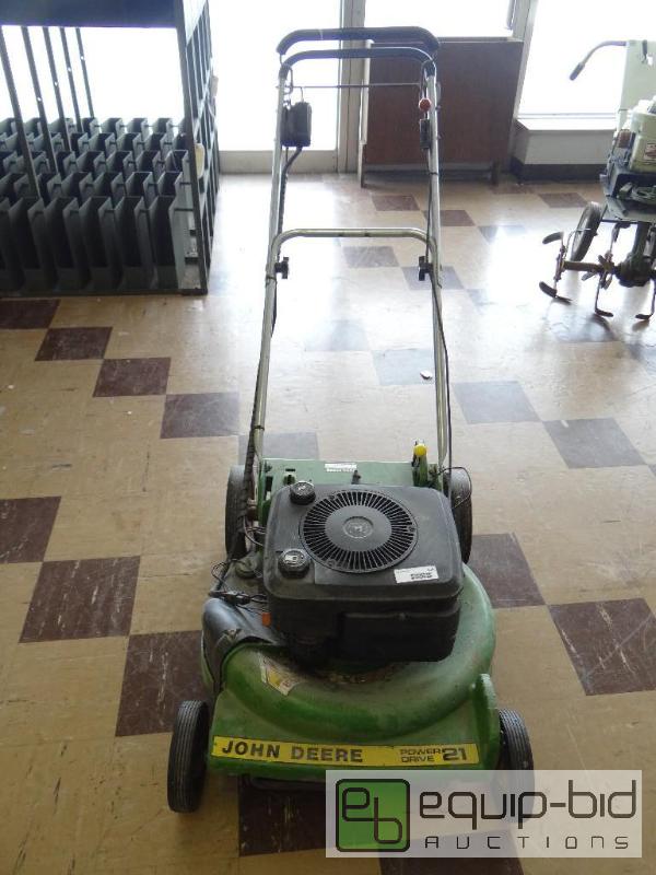 lot 166 image: JOHN DEER POWER DRIVE, 21&quot MOWER, SELF P...