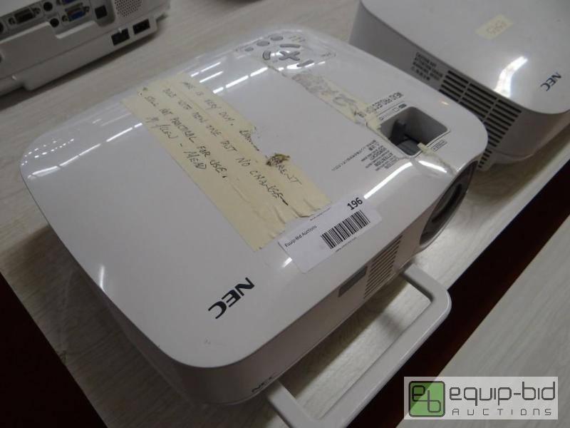lot 196 image: LCD PROJECTOR NO CORD, HAVE TESTED WITH ONE P...